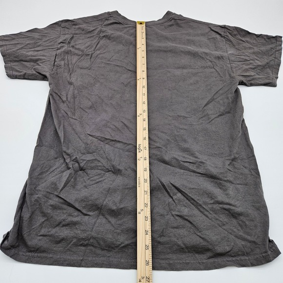 Nirvana Smiley Face T Shirt Graphic Tee Charcoal Gray Size L‎ - Picture 3 of 6